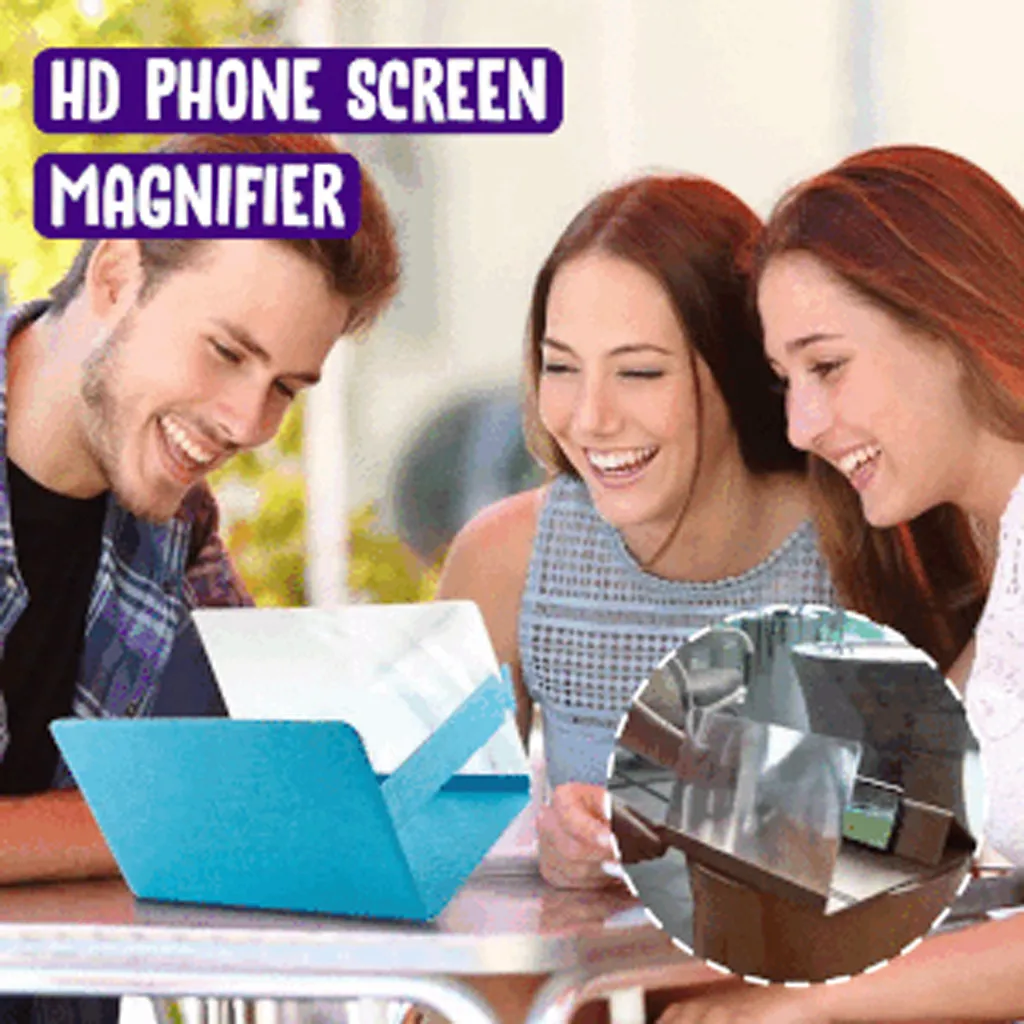 Binmer Whosale 3D усилитель экрана Мобильный телефон увеличительное стекло HD Подставка