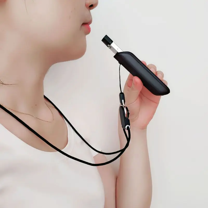 

Wireless Fast Charger Qi Smart Quick Charging Power Bank Battery Charger Protective Case Shell with Anti-lost Lanyard for JUUL