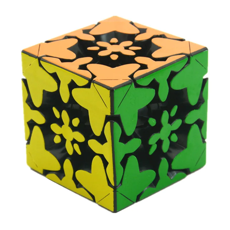 Fangcun Rapid 3x3x3 Mixup Gear Cube термопечать 3D Кубики головоломки обучающая игрушка