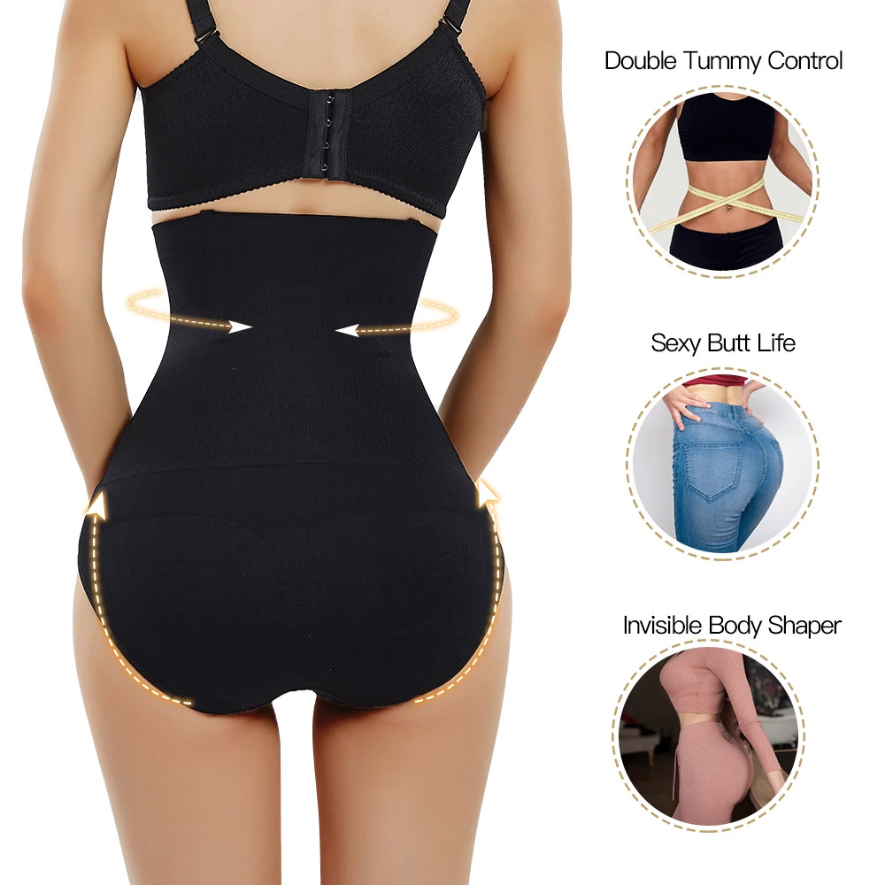 утягивающие трусы бесшовное коректирующее белье body shaper женские штаны для