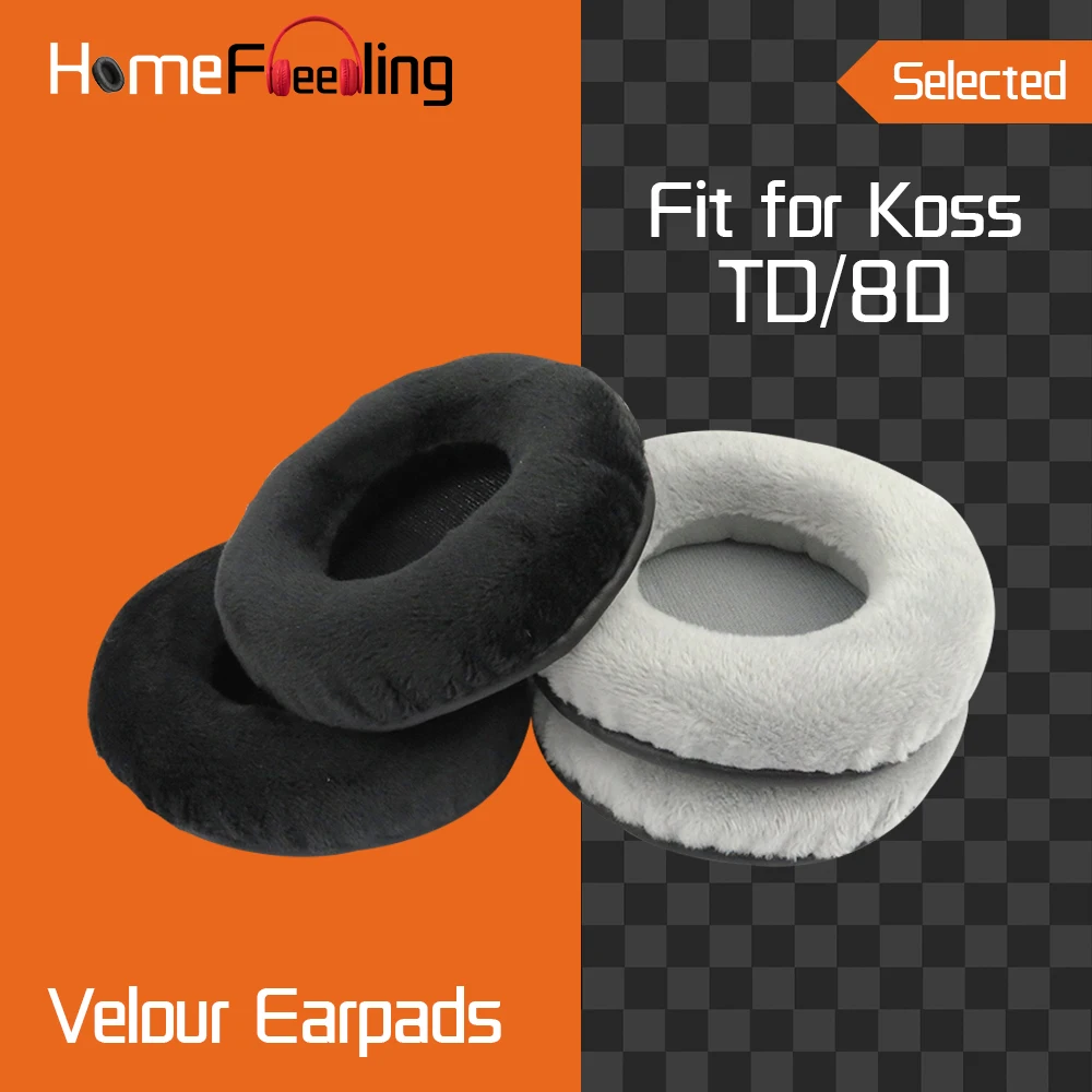 

Homefeeling velour Earpads for Koss TD/80 TD80 Headphones Earpad Cushions Covers Velvet Ear Pad Replacement