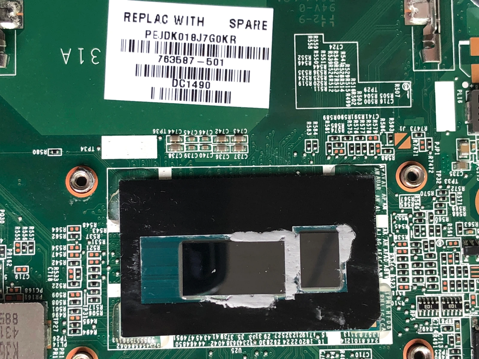 Высокое качество 763587 001 аккумулятор большой емкости для HP 15 K Материнская плата
