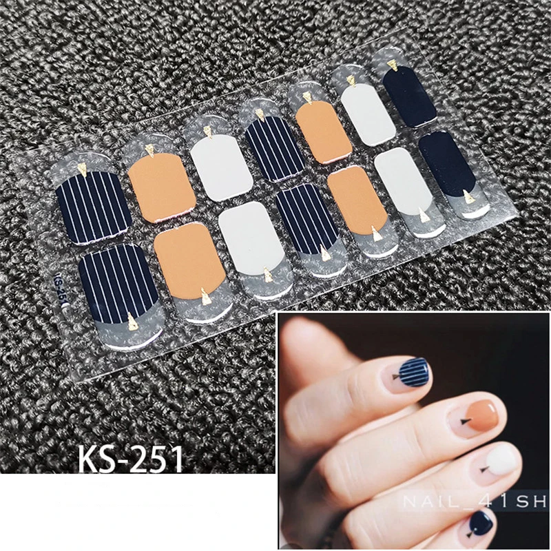 14 шт./компл. новый стикер для ногтей полный водонепроницаемые экологически