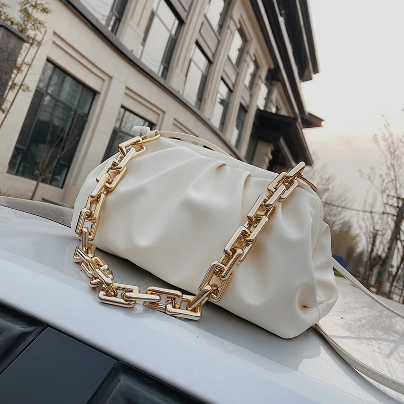 

British Fashion Female Tote Bag New 2020 High quality PU Leather Women's Crossbody Handbag Creased Shoulder Messenger Bag purse
