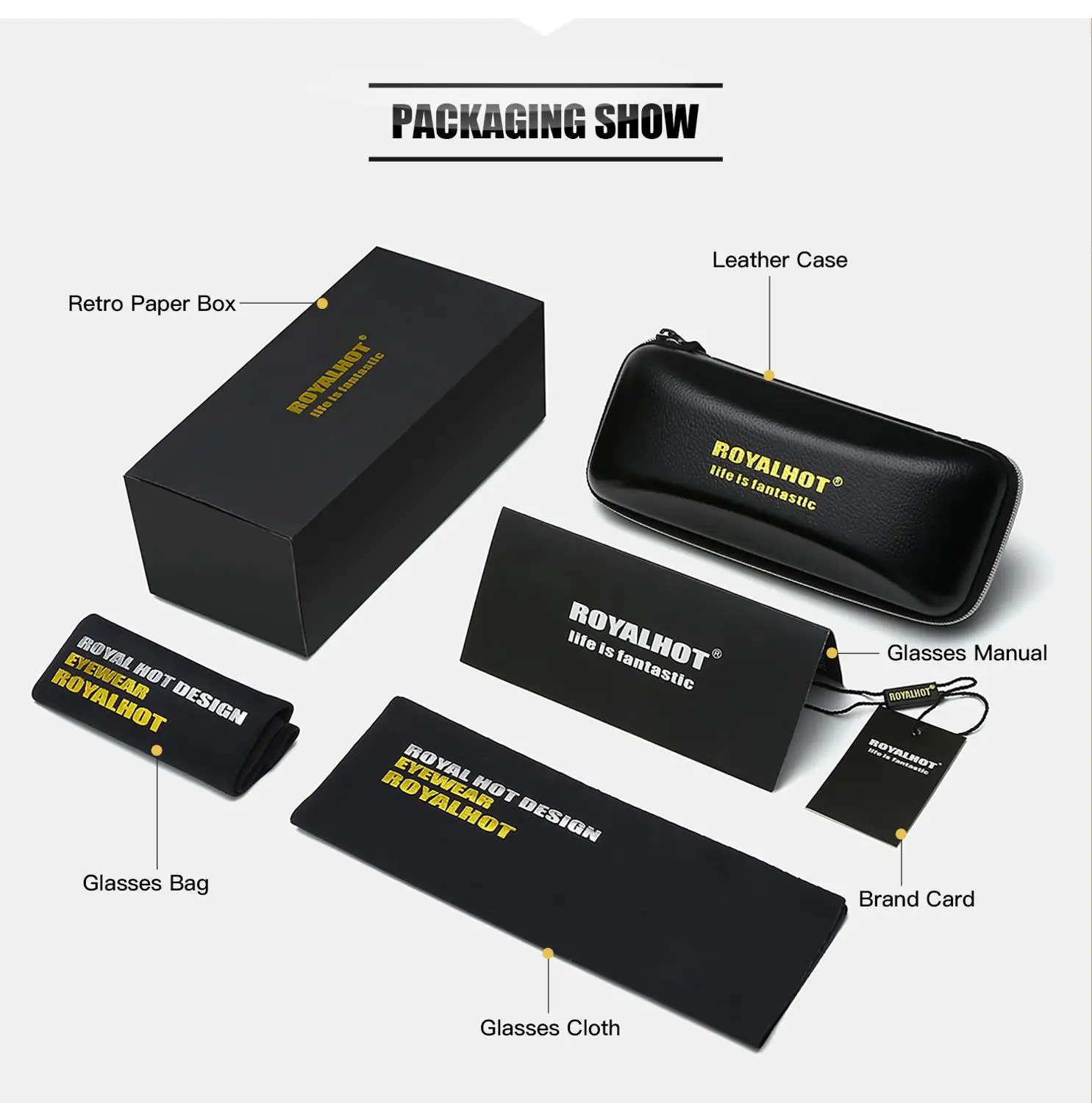 

RoyalHot Fashion Polarized Sunglasses Men Luxury Brand Designer Vintage Driving Sun Glasses Male Goggles Shadow UV400