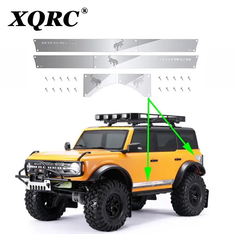 

TRAXXAS TRX4 металлическая устойчивая к царапинам пластина металлический объемный Бронко обновленный модифицированный автомобиль модифициров...