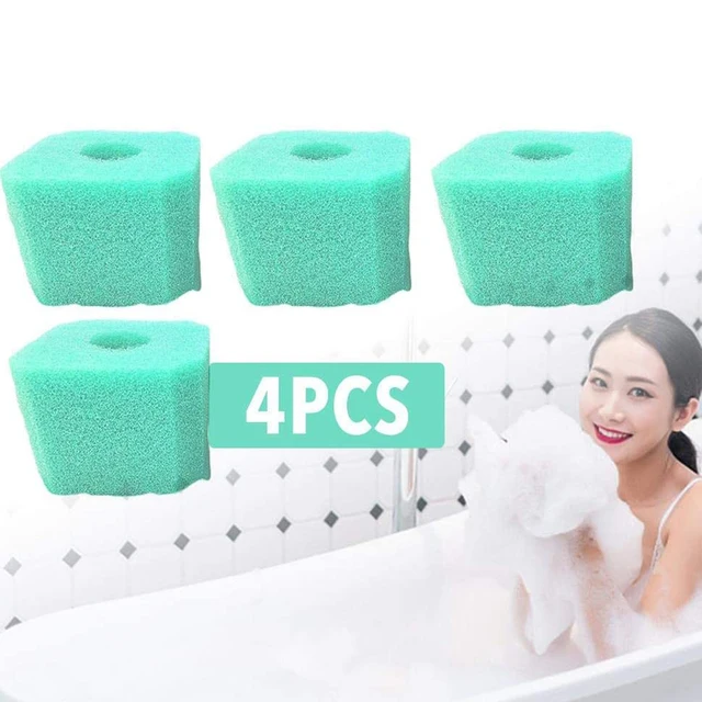 4PCS Swimming Pool Sponge Filters Reusable Washable Filter Cartridge Sponge For Aquarium Swimming Pool Bubble Jetted Pure SPA