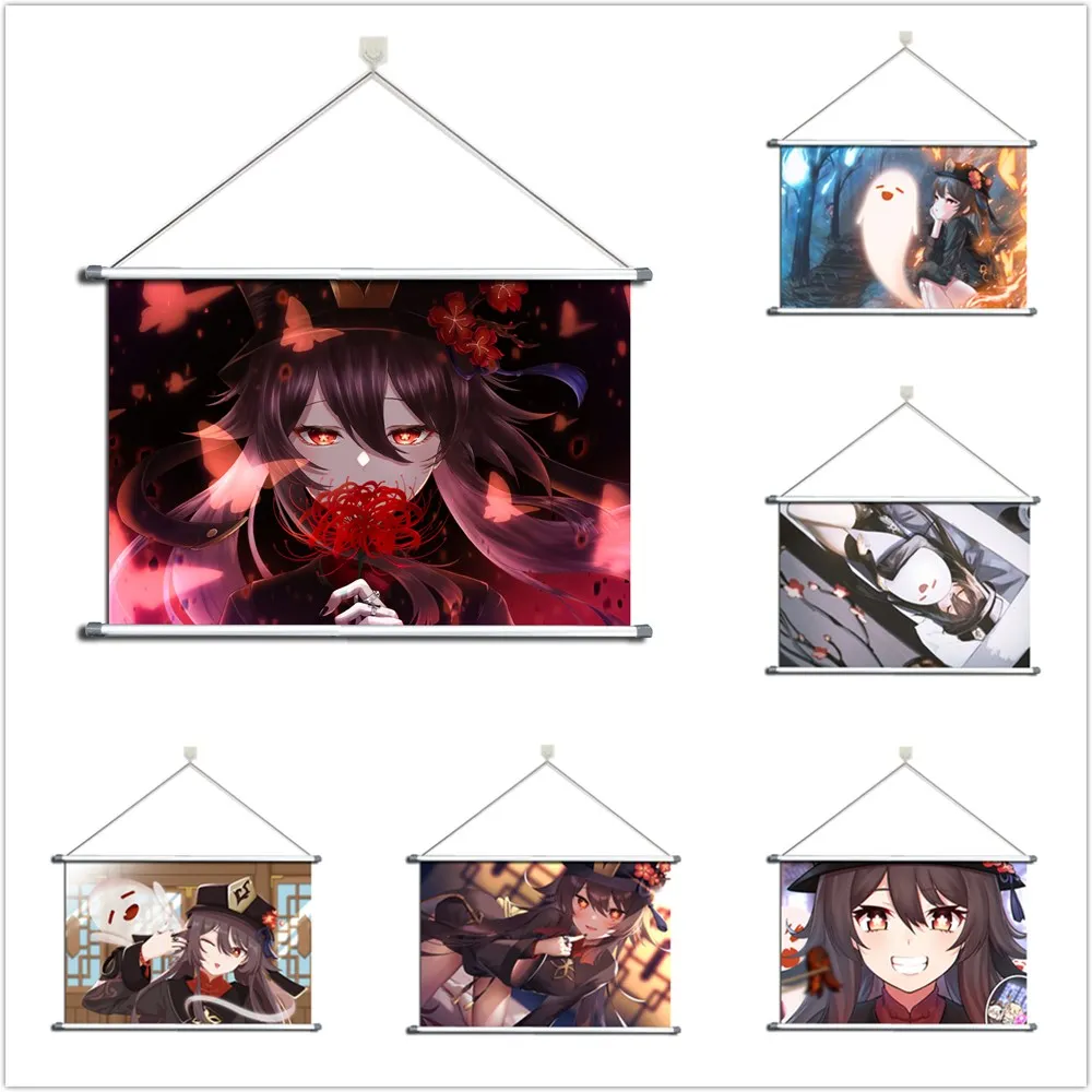 

Настенный плакат из сплава Genshin Impact Hu Tao