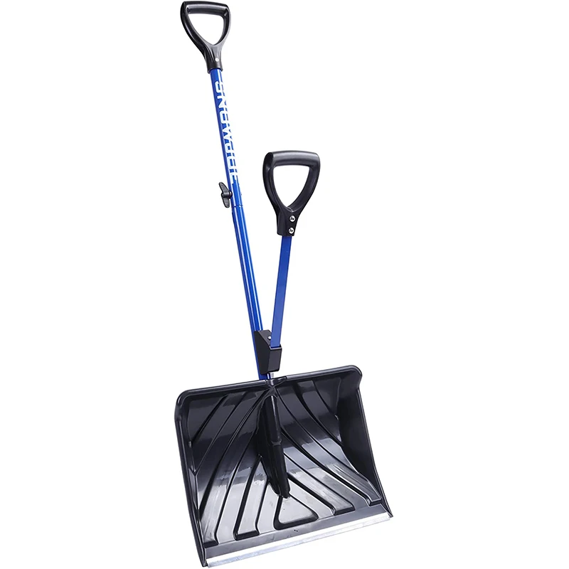 

Snow Joe SJ-SHLV01 Shovelution Strain-Reducing Snow Shovel | 18-Inch | Spring Assisted Handle