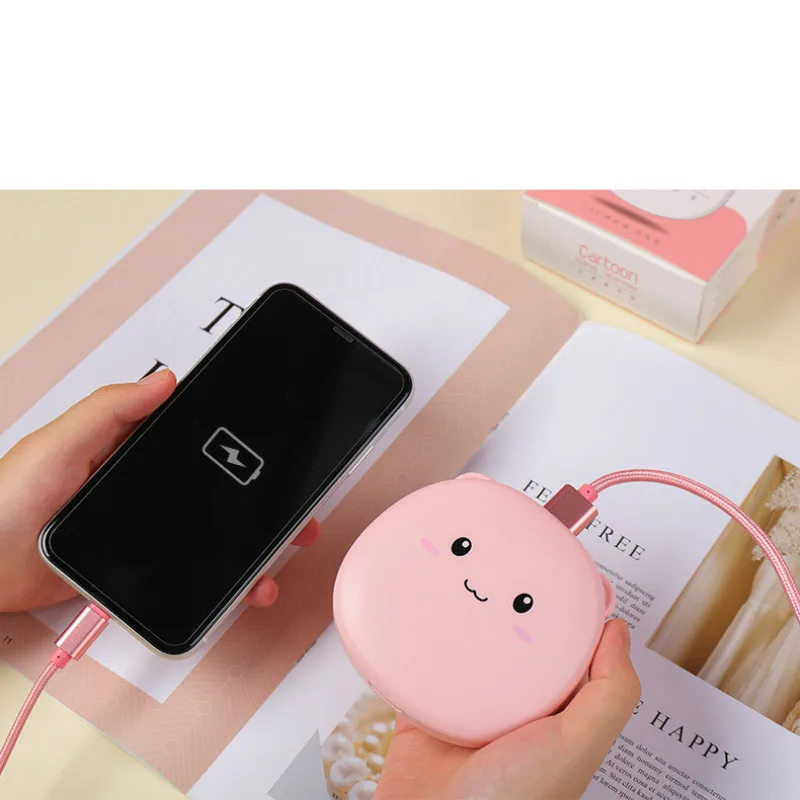 Милая кошачья грелка для рук зимний обогреватель портативный мобильный внешний