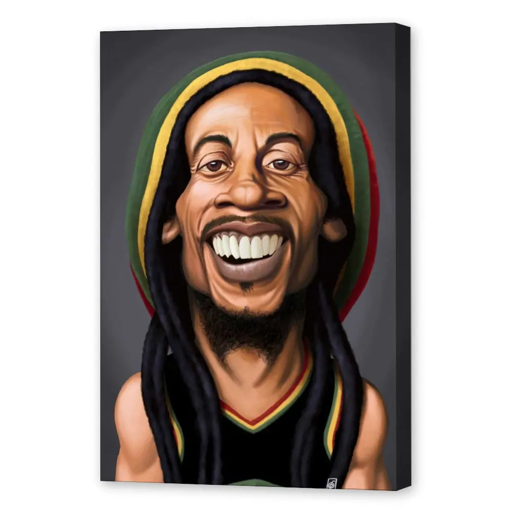 

Bo-b Mar-ley Rapper Hiphop SingerCanvas Painting Wall Art Posters and Prints Wall Pictures for Living Room Decoration Home Deco