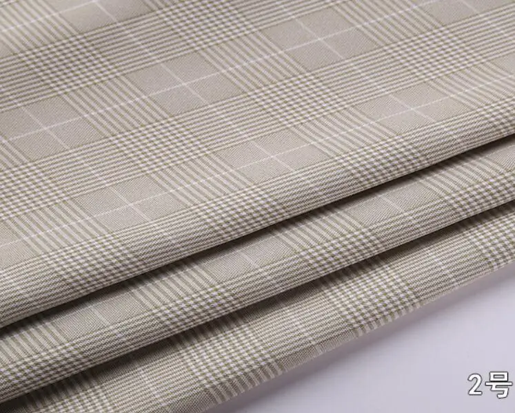 2 Khaki Green Куртка, костюм тканевые штаны из ткани, клетчатая полиэфирная мягкая пряжа в клетку, набор для окраски, платье Telas Tissue Patchwork craft 1 ярд - Цвет: 2 Khaki Green
