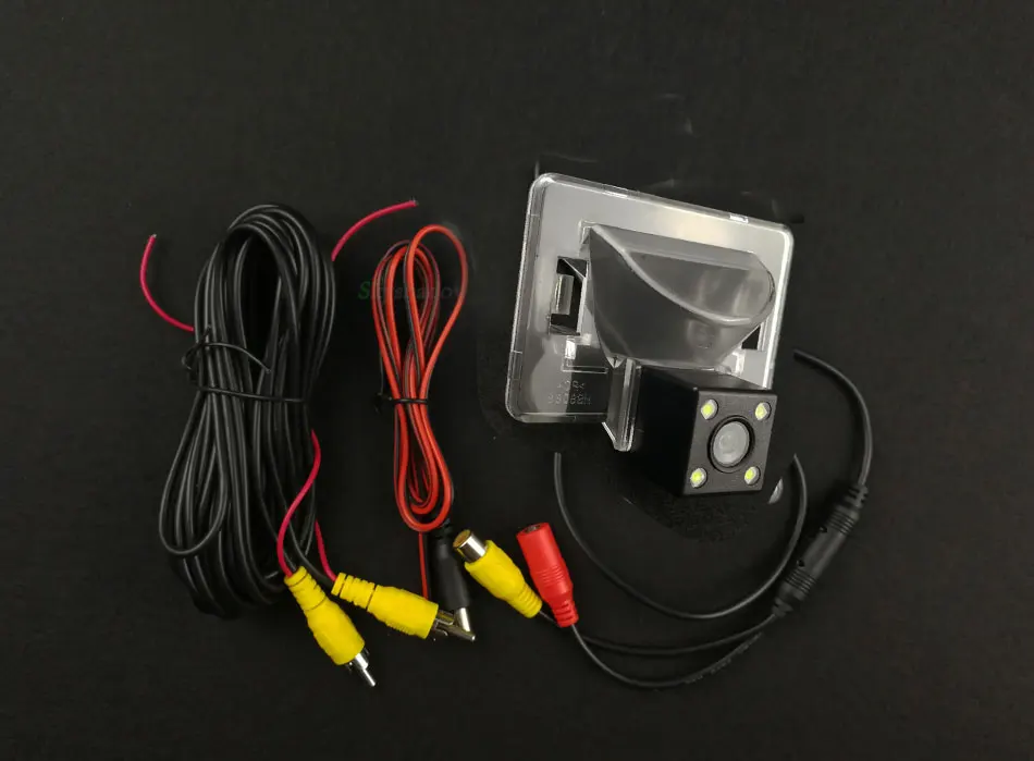 Автомобильная Водонепроницаемая камера заднего вида HD CCD с 4 светодиодами