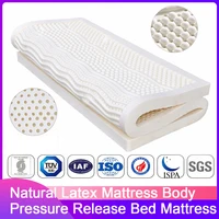Natural Latex Mattress With Inner Case Outer Case Japan Tatami Mat Cervical Vertebra 7 Zone Body Pressure Release Bed Mattress