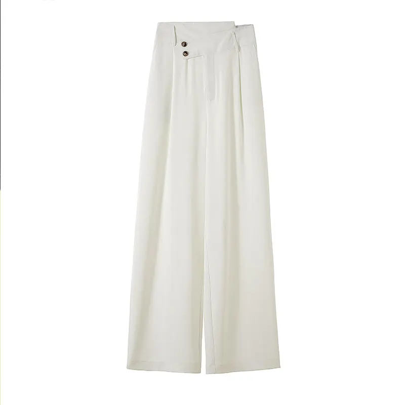 

Korean style New 2021Elastic High waist female straight pants hot trendy spring female pants