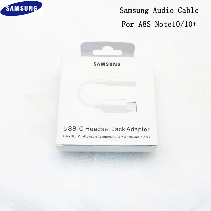 Кабель адаптер для наушников SAMSUNG Type C 3 5 мм usb 1 USB Штекерный разъем AUX Samsung note 10