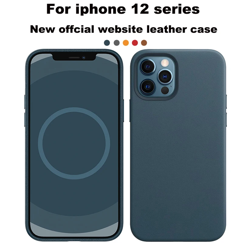 Чехол из натуральной кожи для iPhone 12 Pro Max с анимационным выдвижным окошком чехол