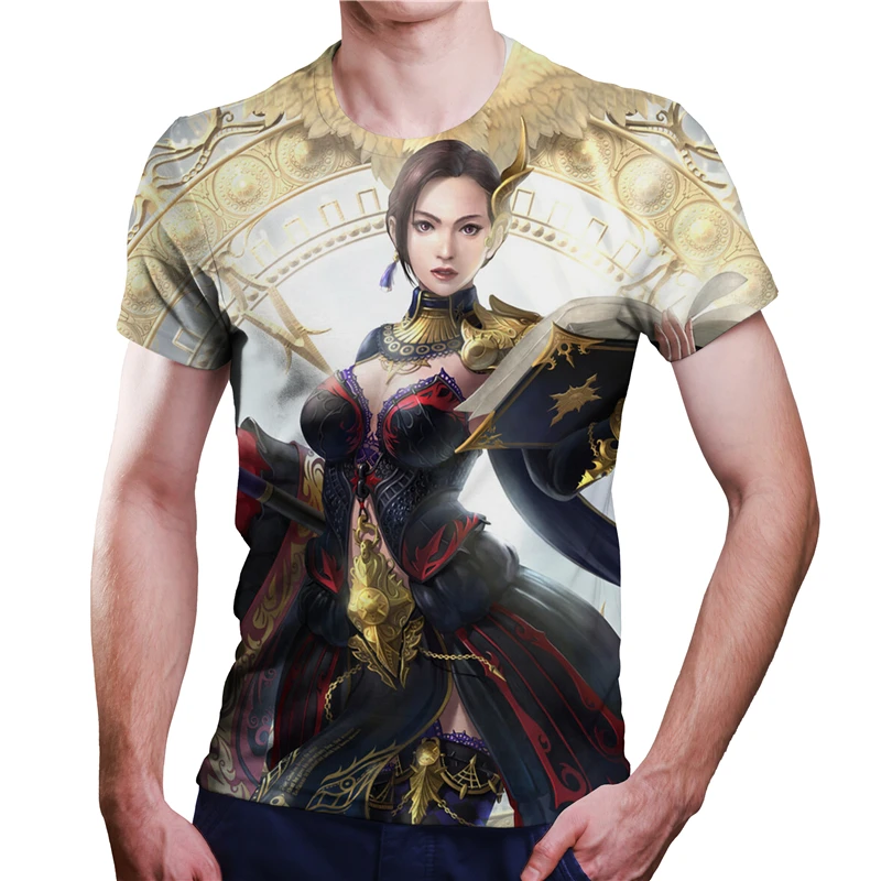 

Summer Cartoon Animation 3D Printing t-Shirts Fashion Harajuku Short-Sleeved Breathable Casual Anime Top Oversized T-Shirt 6XL