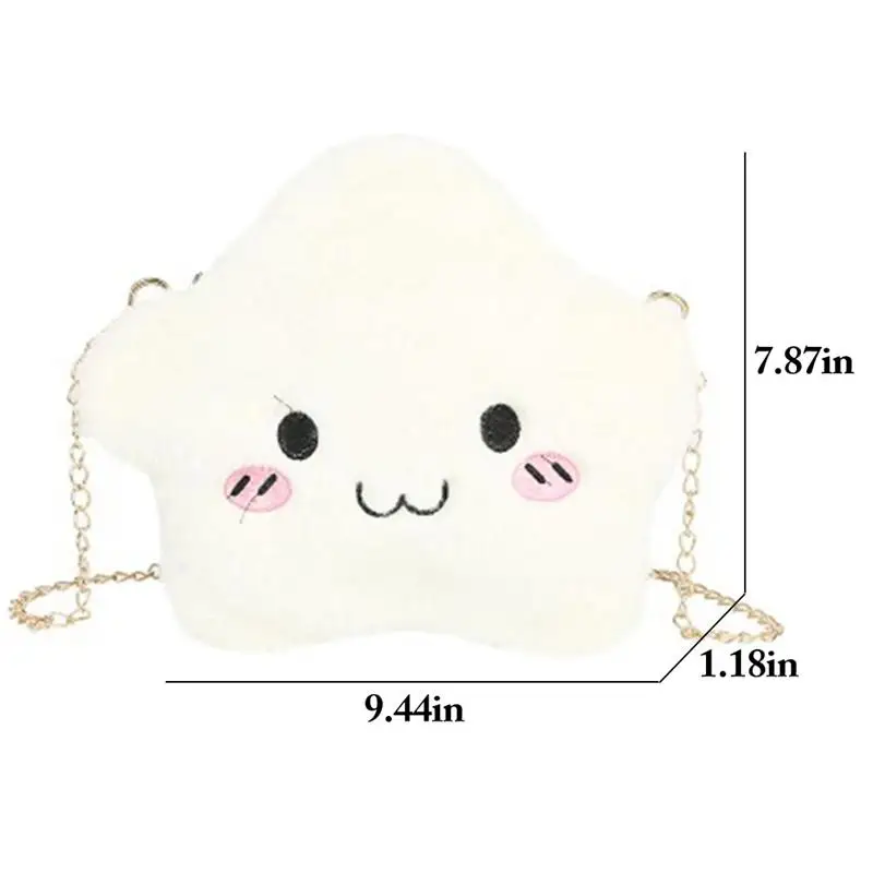 

2020 New Bageek 1pc Girls Crossbody Purse Cartoon Cute Star Shape Fashion Shoulder Bag Messenger Purse For Outdoor
