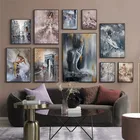 Абстрактная алмазная живопись сделай сам 5D, домашний декор, наборы для вышивки крестиком, Алмазная мозаика, вышивка акварелью, пейзаж, фигурка куадроса