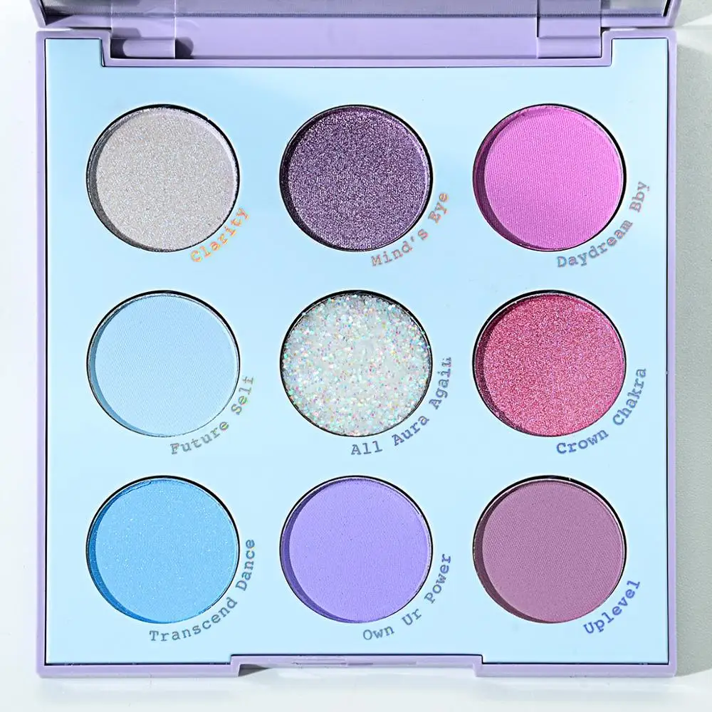 Пастельные тени для век GUICAMI 9 цветов пастельные неоновые пигменты матовые