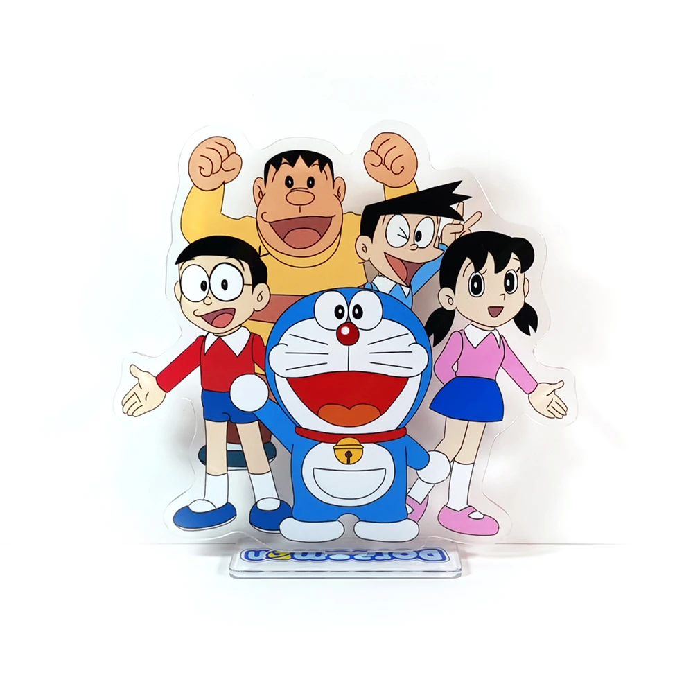 

Doraemon Nobi Shizuka Takeshi Suneo GM acrylic stand figure model plate holder cake topper anime