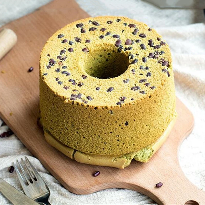 6 дюймов 8 алюминиевый сплав круглый шифон торт сковорода съемное дно полые