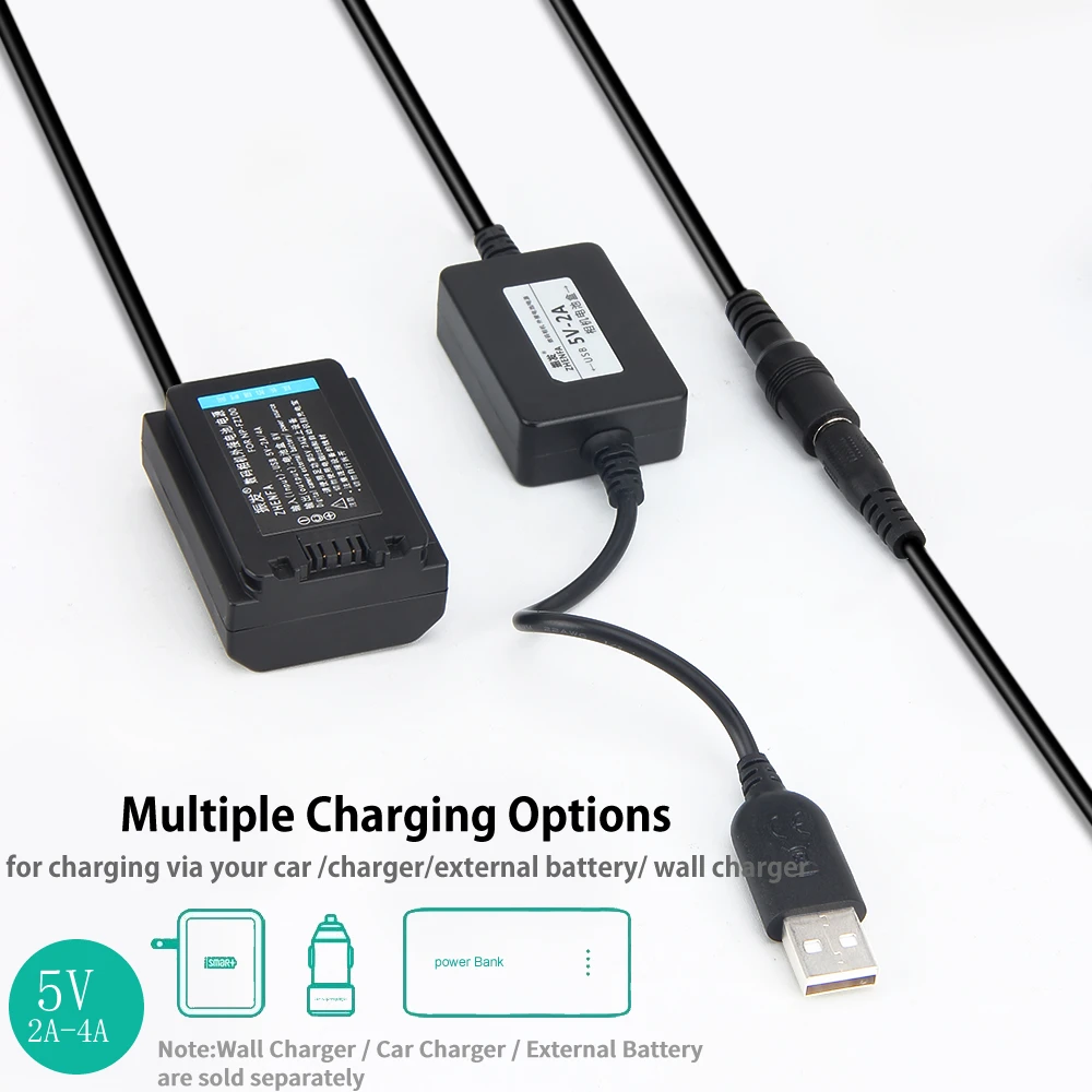 NP-FZ100 аккумулятор NPFZ100 адаптер питания постоянного тока для камеры Sony ILCE-9 Alpha A9 A7RM3