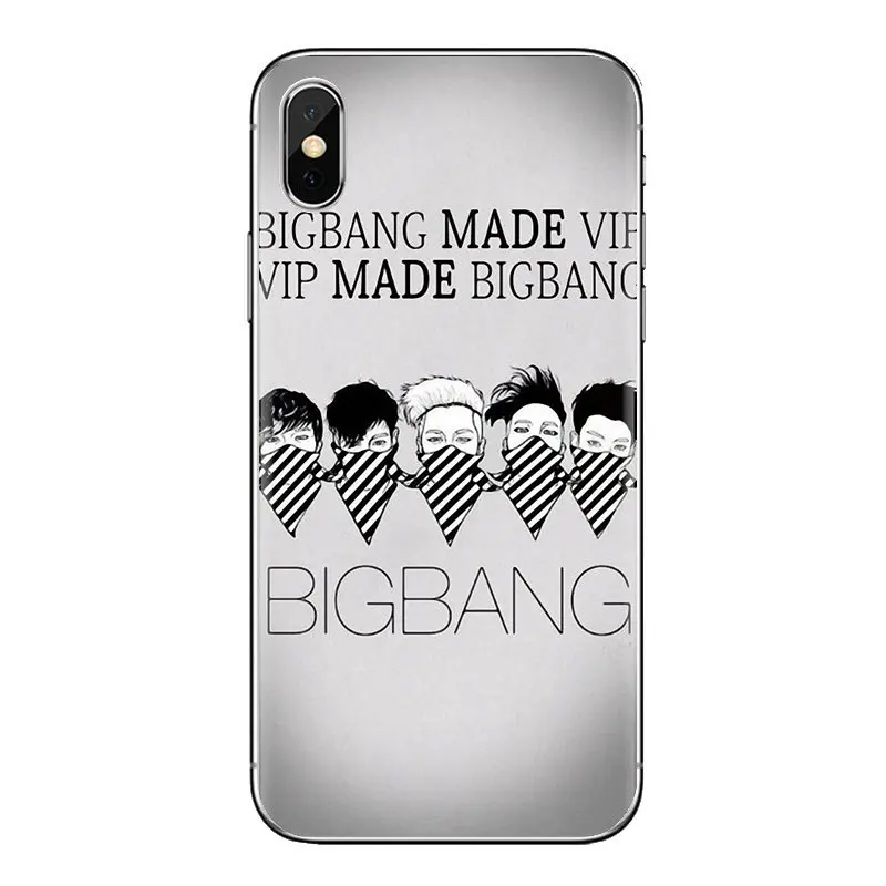For Samsung Galaxy J1 J2 J3 J4 J5 J6 J7 J8 Plus 2018 Prime 2015 2016 2017 kpop Bigbang Transparent Soft Shell Covers |