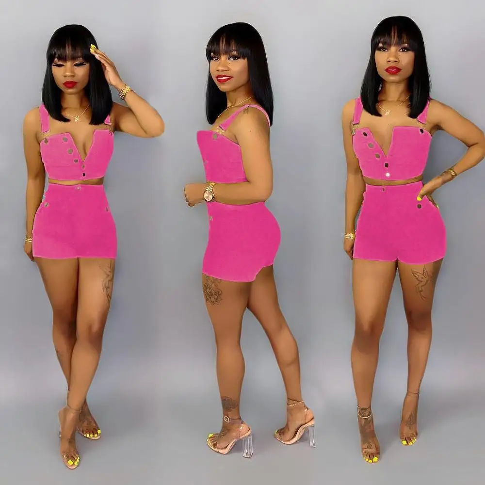 Женские повседневные летние джинсы комплект из двух предметов укороченный топ