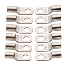 12 шт. 25mm2 - 8 мм Медь кольцу клемы 3AWG 516 дюймов отверстие провода Батарея клемм соединитель наконечники для электрического кабеля ушко