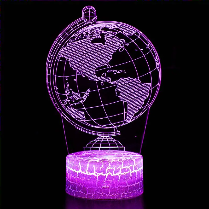 

3D globe starry sky universe space stars moon Christmas gift night light party decoration game toy model ornaments led lights