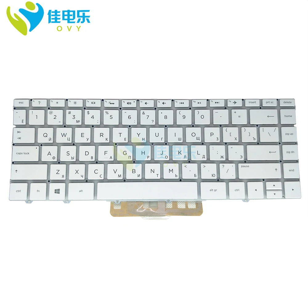 

OVY RU SK laptop keyboard for HP 13-AF with backlit p/n:pk1321w1b05 sg-88710-xaa pk1321w1a22 sg-88700-55a pk1321w1b22 KB