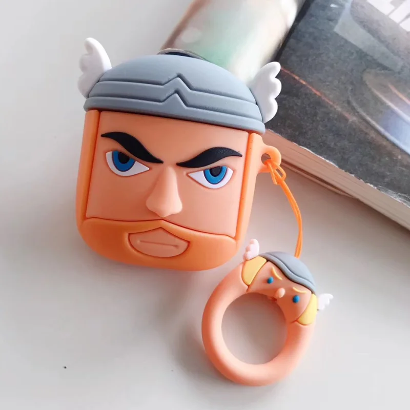 Style 3 Чехол Бэтмен для AirPods, зарядная коробка, силикагель, защитный чехол, Черная пантера, Железный человек, чехол - Цвет: Style 3
