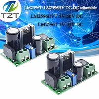 LM2596HVS LM2596, модуль источника питания с DC-DC бак 3A настраиваемый понижающий модуль-регулятор ультра LM2596S понижающий 24V переключатель 12V 5V 3В
