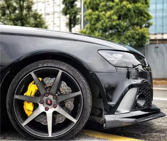 Сплиттер для губ переднего бампера из углеродного волокна диффузор спойлер с