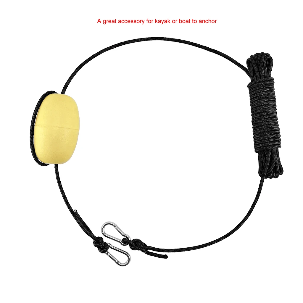 

Drift Anchor Tow Rope Boating Floating Throw Anchor Line Portable Float Buoy Anchor Accessory Marine Boat Yacht Kayak Canoe