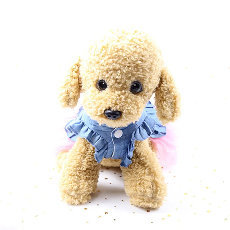 Новое поступление одежда для собак платья с бантом дышащие щенков животные