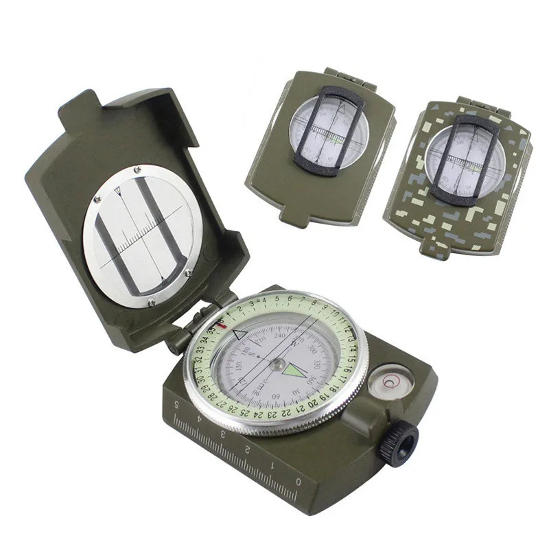 

Compass Lnclinometer Aiming Compass Distance Calculator Multifunctional Waterproof Survival Compass Camping Boy Scout Navigation