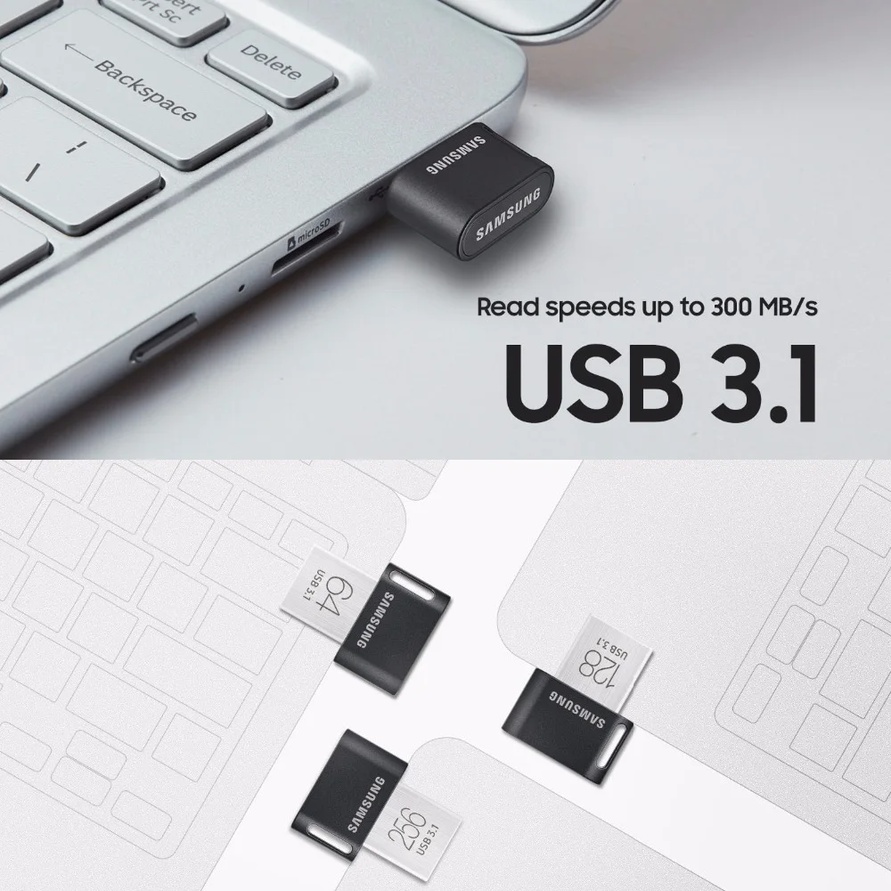 Новый USB флеш накопитель SAMSUNG 3 1 256 ГБ флешка AB металлический мини usb 32 диск на ключ