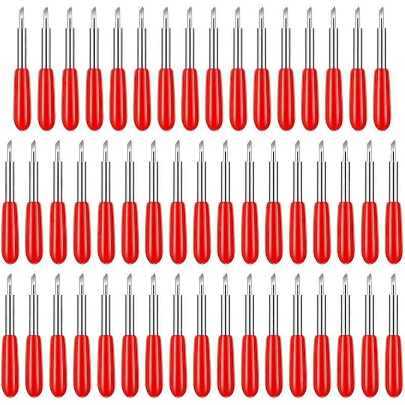 

Cutting Plotter Blade,50Pcs 45 Degree Cutting Blades For Explore Air/Air 2 Maker Expression Cutting Replacement Blades