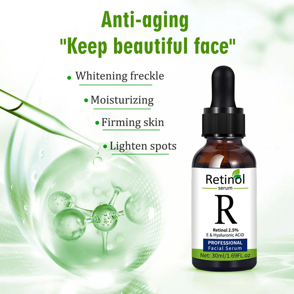 

30ml Retinol Serum Lifting Firming Facial Essence Anti Aging for Face Skin Serum Remove Wrinkles Relieve Fine Lines Repair Tight