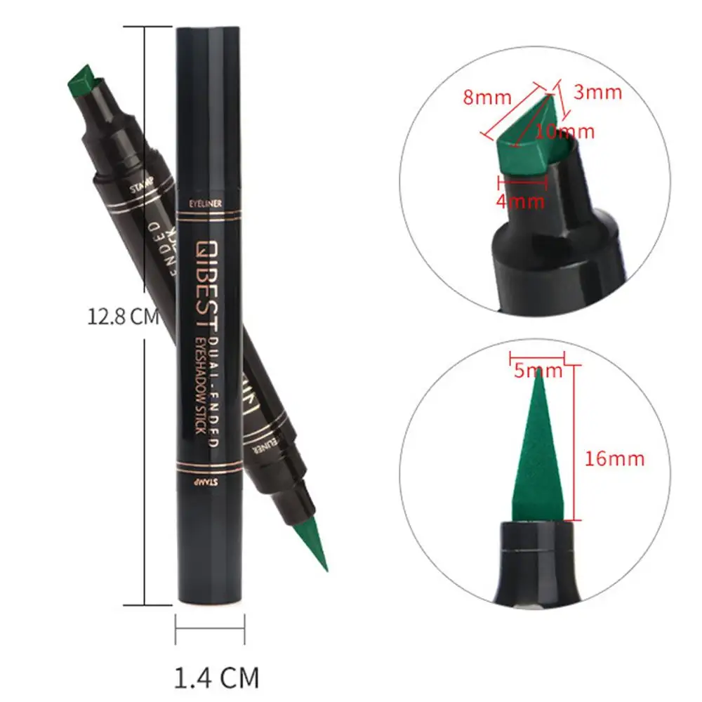 

Colorful Long-lasting Liquid Stamp Eyeliner Pen Waterproof Fast Dry Pencil Cosmetic Double-ended Eye liner Smooth MakeUp Tools