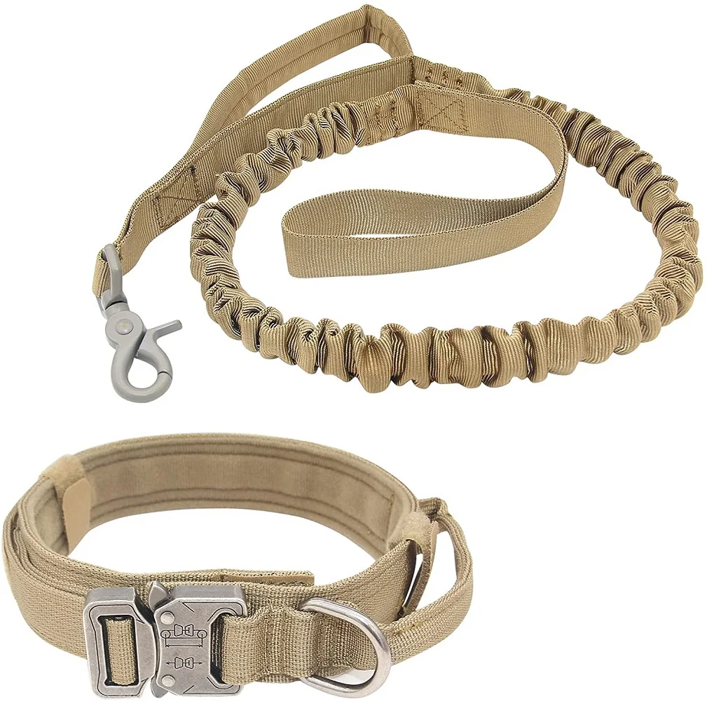 

Pet contraction tactical dog leash traction rope training dog leash telescopic rope anti-dirty easy to clean dog collar
