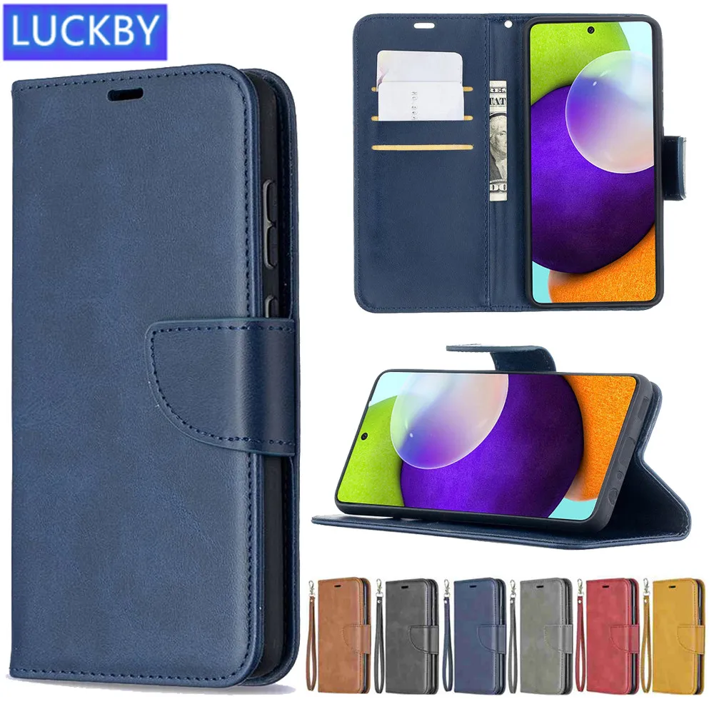 

Flip Sheepskin Leather Case For Samsung Galaxy A01 A02 A02S A10 A11 A12 A20 A21 A31 A32 A40 A41 A42 A50 A51 A52 A70 A71 A72 Case