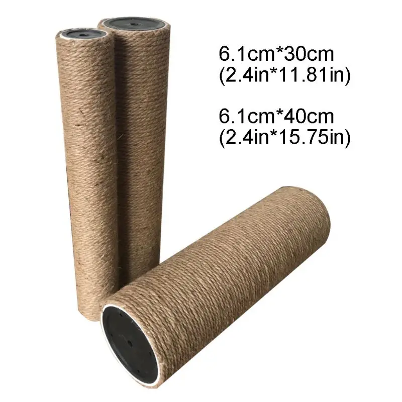

6mm Cat Scratch Pillar Jute Rope for Repair DIY Replacement Stripe Pad Carpet 95AA