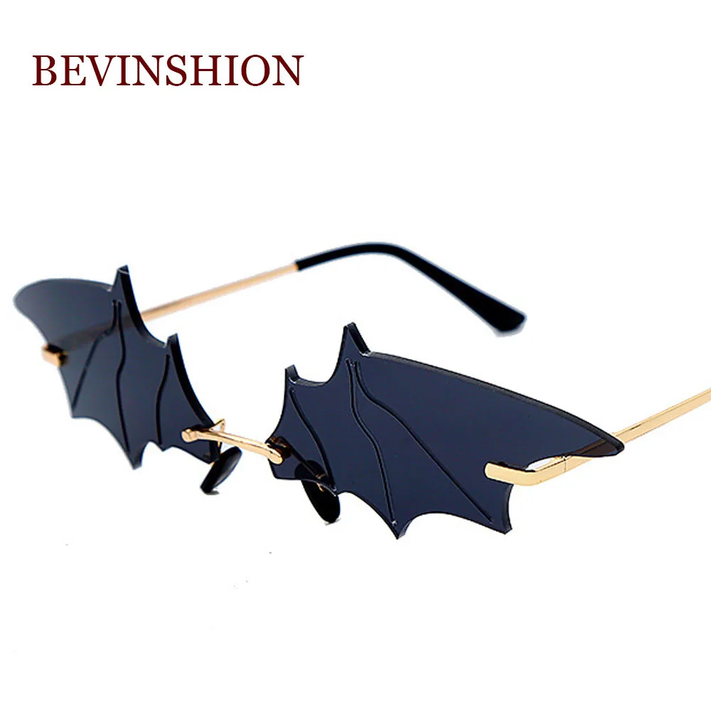 2020 брендовые дизайнерские крутые солнцезащитные очки в форме летучей мыши стиле