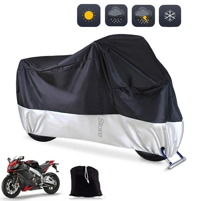 motorcycle cover m l xl 2xl 3xl 4xl outdoor uv waterproof bike for majesty 400 vf50 yamaha stratoliner neverland tent free global shipping