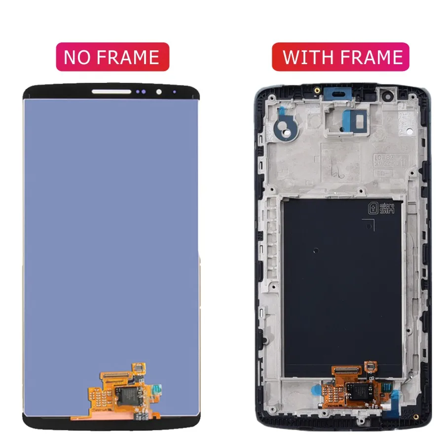 100% тестирование 5 &quotЖК дисплей Дисплей для LG G3 D850 D851 D855 ЖК с кодирующий