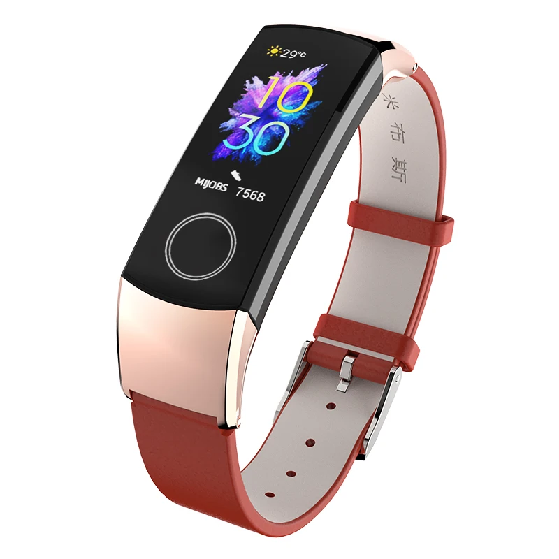 Mijobs ремешок из натуральной кожи для huawei Honor Band 4 ремешок для часов браслет для Honor Band 5 ремешок браслет умные аксессуары